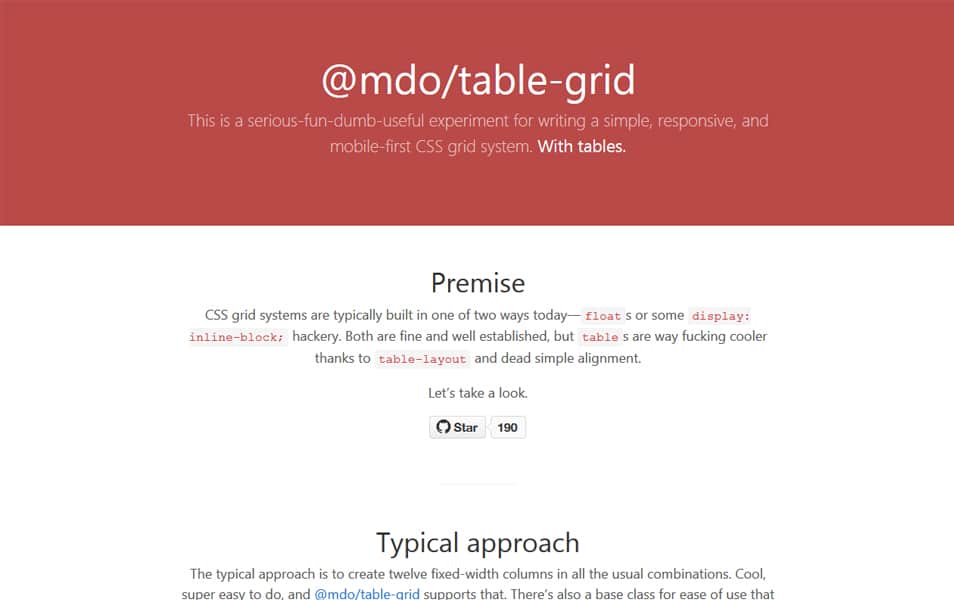 Table Grid