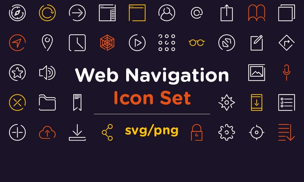 Web Navigation Icons