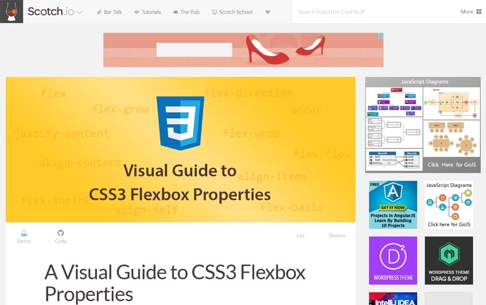 CSS Flexbox Resources - Tutorials, Tools, Grid & Generators 92 A Visual Guide to CSS3 Flexbox Properties