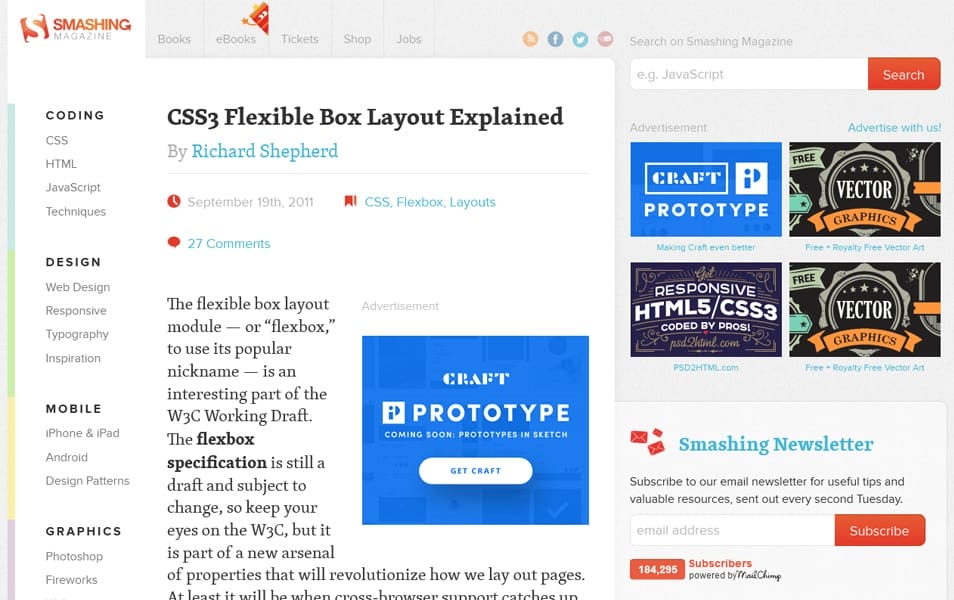 CSS Flexbox Resources - Tutorials, Tools, Grid & Generators 97 CSS3 Flexible Box Layout Explained