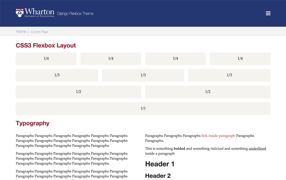 CSS Flexbox Resources - Tutorials, Tools, Grid & Generators 69 Django Flexbox Theme