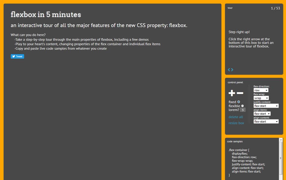 CSS Flexbox Resources - Tutorials, Tools, Grid & Generators 47 Flexbox in 5 minutes