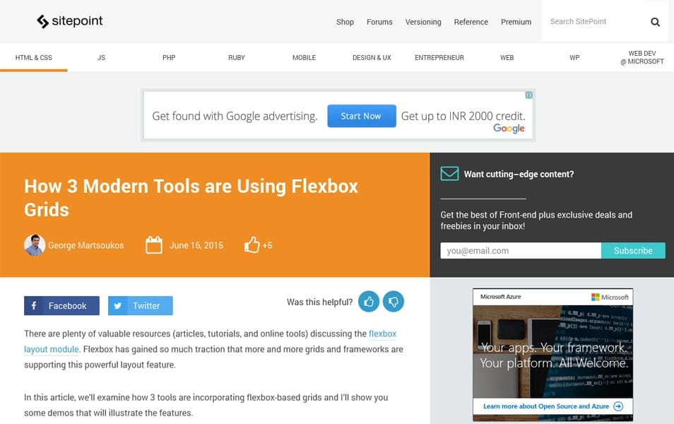 CSS Flexbox Resources - Tutorials, Tools, Grid & Generators 110 How 3 Modern Tools are Using Flexbox Grids