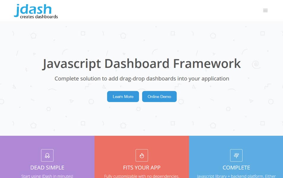 20+ Best Dashboard Frameworks 4 JDash