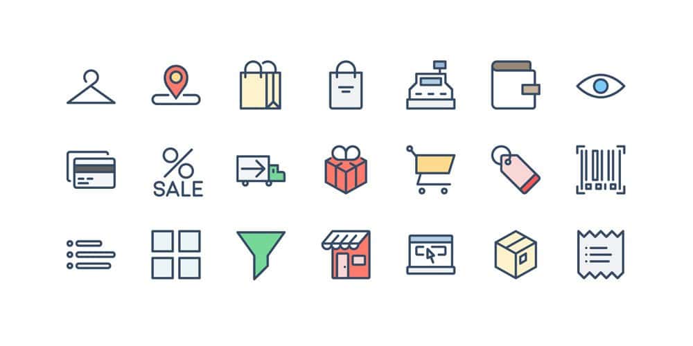 Shopping and E-Commerce Icons