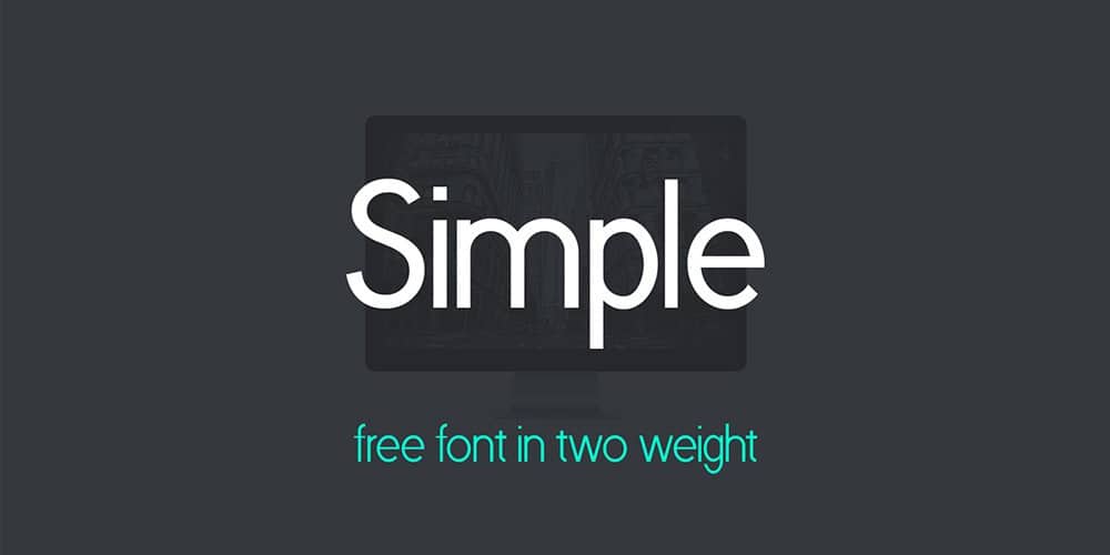 Simple Free Typeface