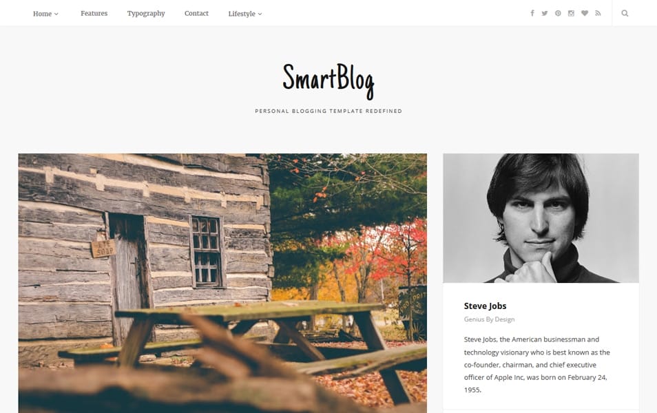 SmartBlog Responsive Blogger Template