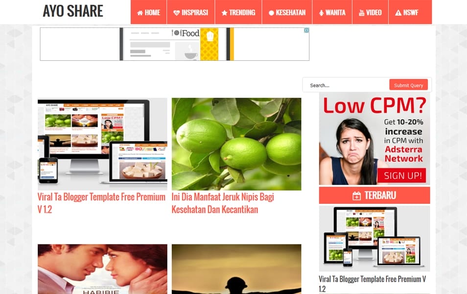 Viral Ta Responsive Blogger Template