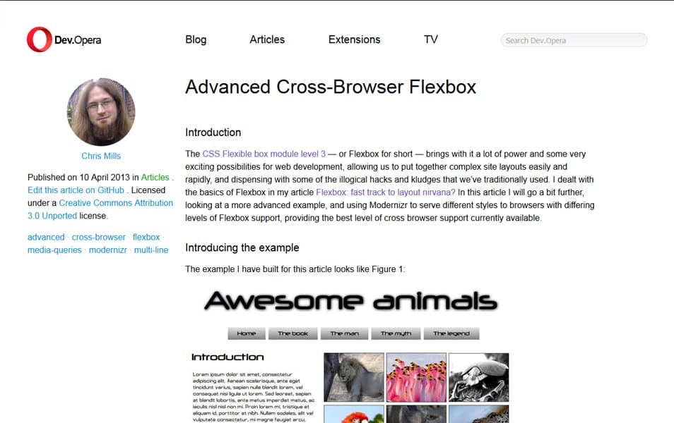 CSS Flexbox Resources - Tutorials, Tools, Grid & Generators 95 Advanced Cross-Browser Flexbox