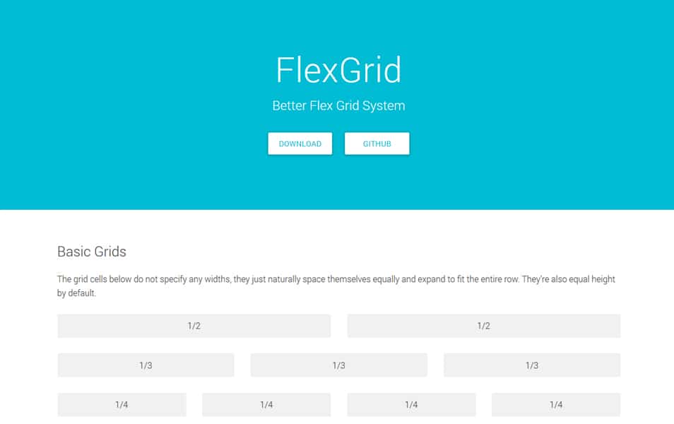 CSS Flexbox Resources - Tutorials, Tools, Grid & Generators 29 Better Flex Grid System