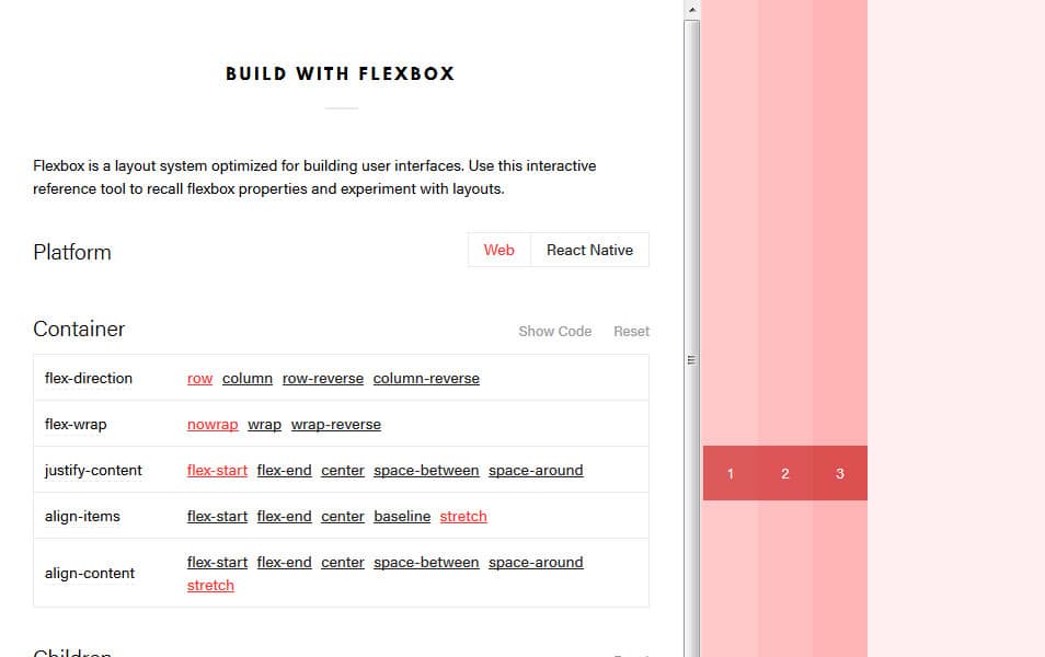 CSS Flexbox Resources - Tutorials, Tools, Grid & Generators 42 Build with Flexbox