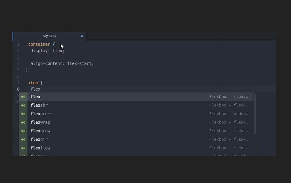 CSS Flexbox Resources - Tutorials, Tools, Grid & Generators 63 CSS Flexbox snippets for Atom