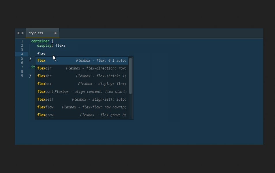 CSS Flexbox Resources - Tutorials, Tools, Grid & Generators 58 CSS Flexbox snippets for Sublime