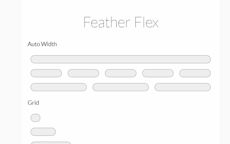 CSS Flexbox Resources - Tutorials, Tools, Grid & Generators 32 Feather Flex