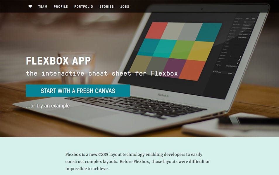 CSS Flexbox Resources - Tutorials, Tools, Grid & Generators 48 Flexbox App