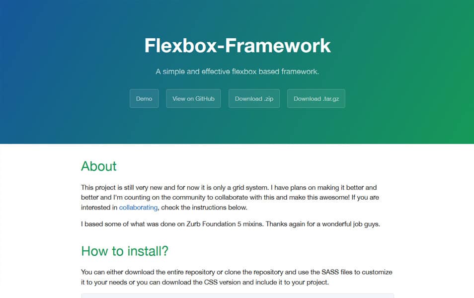 CSS Flexbox Resources - Tutorials, Tools, Grid & Generators 17 Flexbox Framework