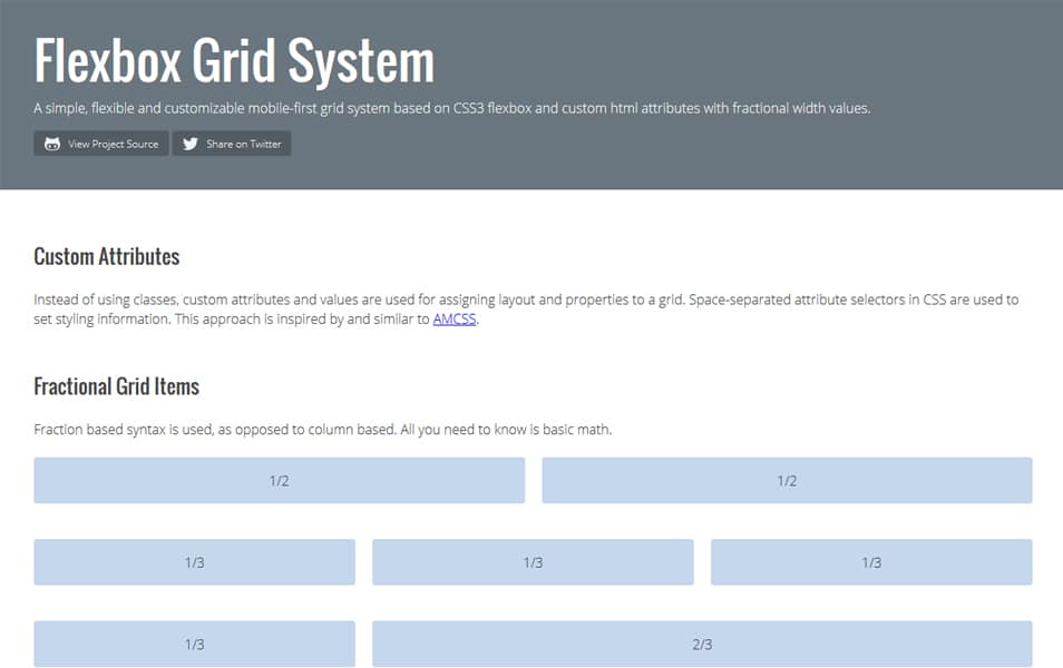 CSS Flexbox Resources - Tutorials, Tools, Grid & Generators 36 Flexbox Grid System