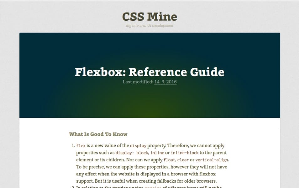 Flexbox: Reference Guide