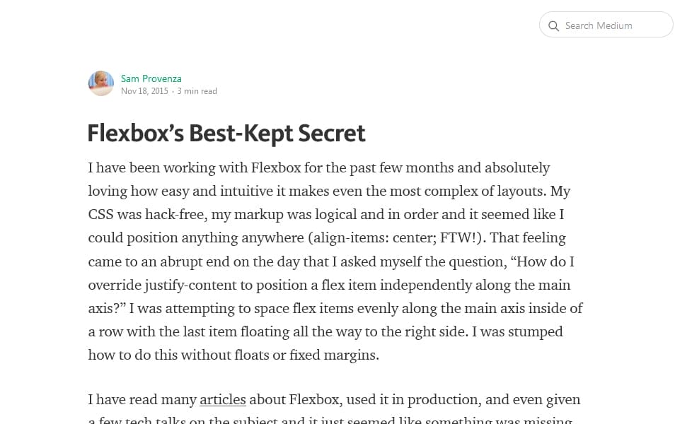 Flexbox’s Best-Kept Secret