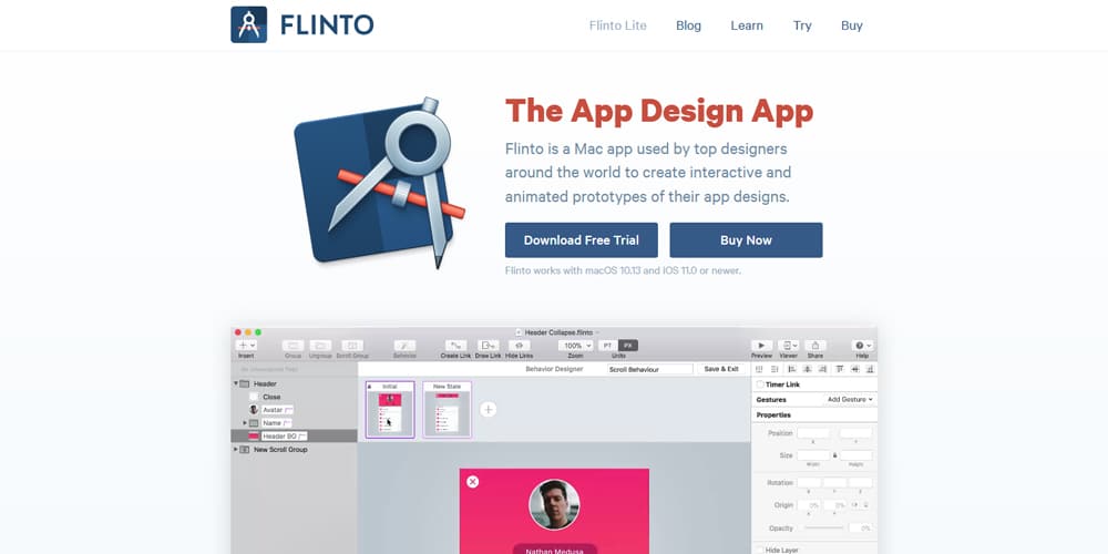 Best Interaction Design Tools 1 Flinto