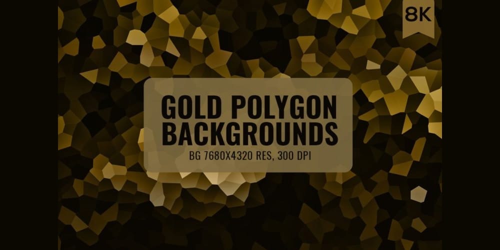 Free Gold Polygon Backgrounds