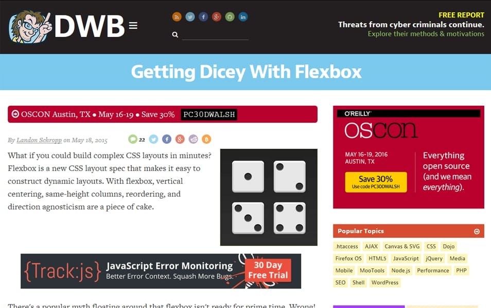 Getting Dicey With Flexbox