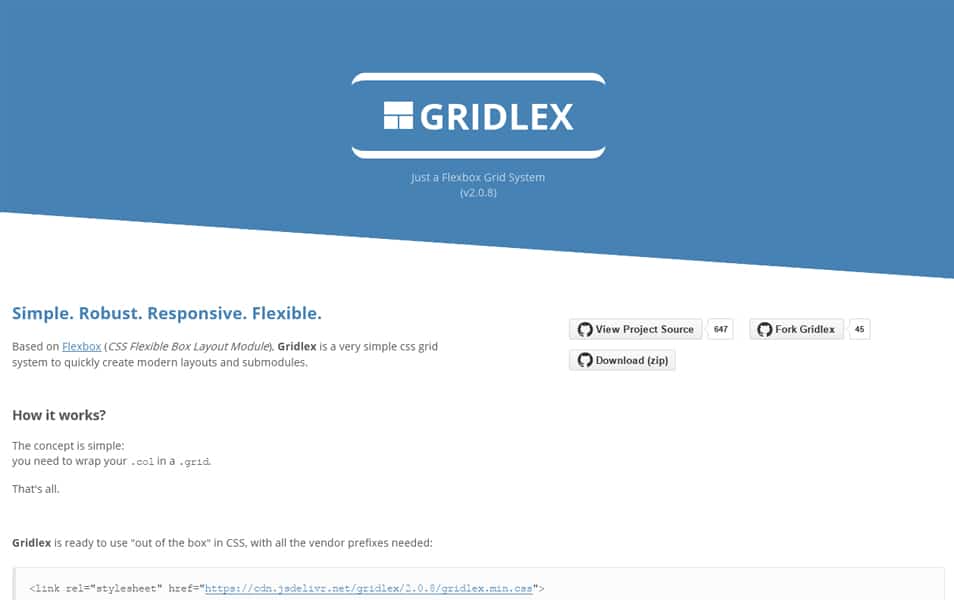CSS Flexbox Resources - Tutorials, Tools, Grid & Generators 27 Gridlex