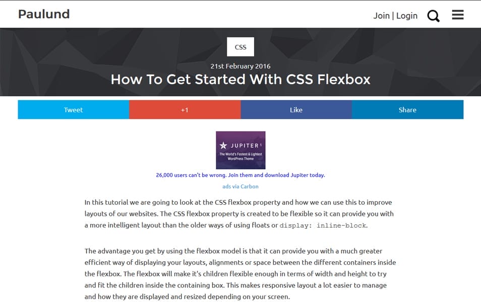 CSS Flexbox Resources - Tutorials, Tools, Grid & Generators 106 How To Get Started With CSS Flexbox