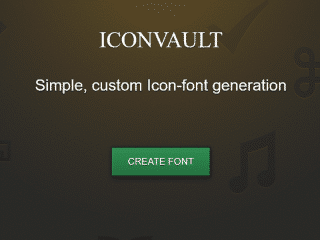 Icon Font Generator and Icon Design Templates