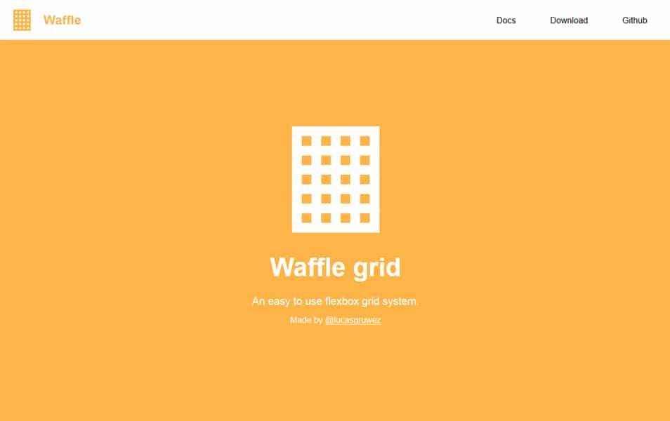 CSS Flexbox Resources - Tutorials, Tools, Grid & Generators 19 Waffle Grid System