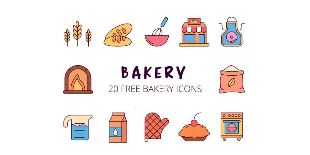 Bakery Vector Icons