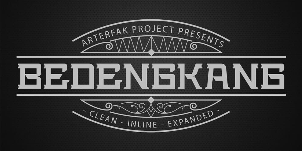 Bedengkan Typeface