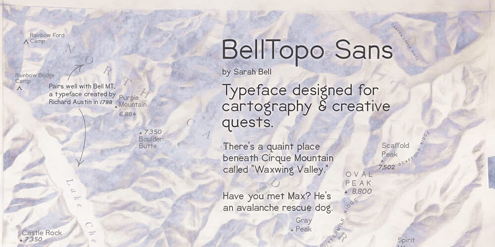 Belltopo Sans Typeface