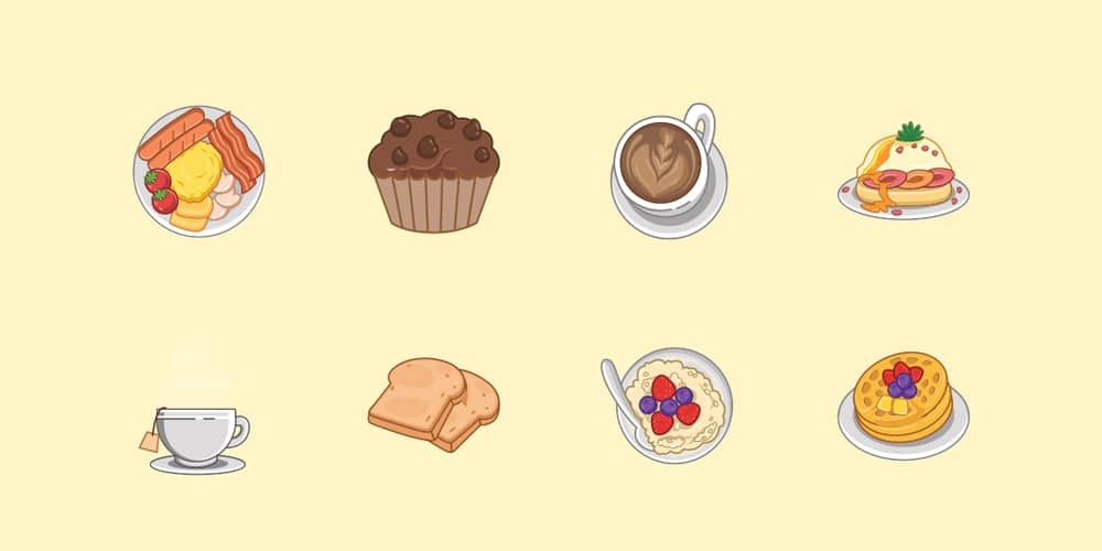 Breakfast-Food-Icons