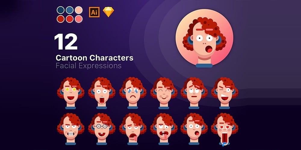 Cartoon Characters Icons