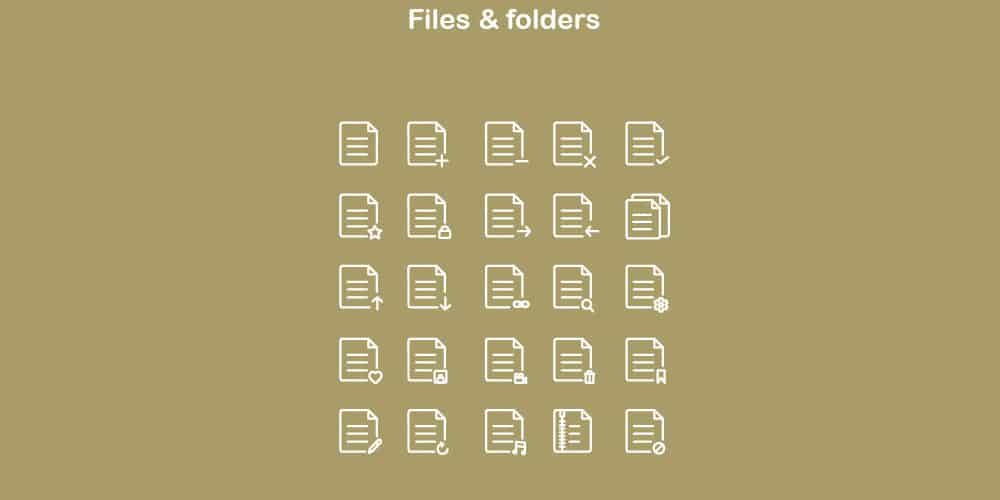 Document-and-Folders-Icons