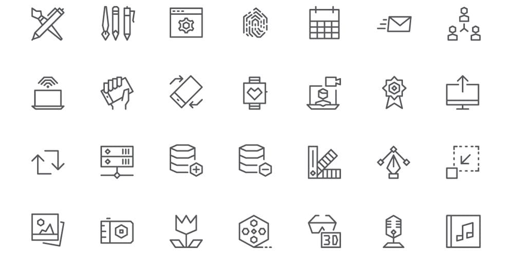 Free-Geometric-UI-Icons