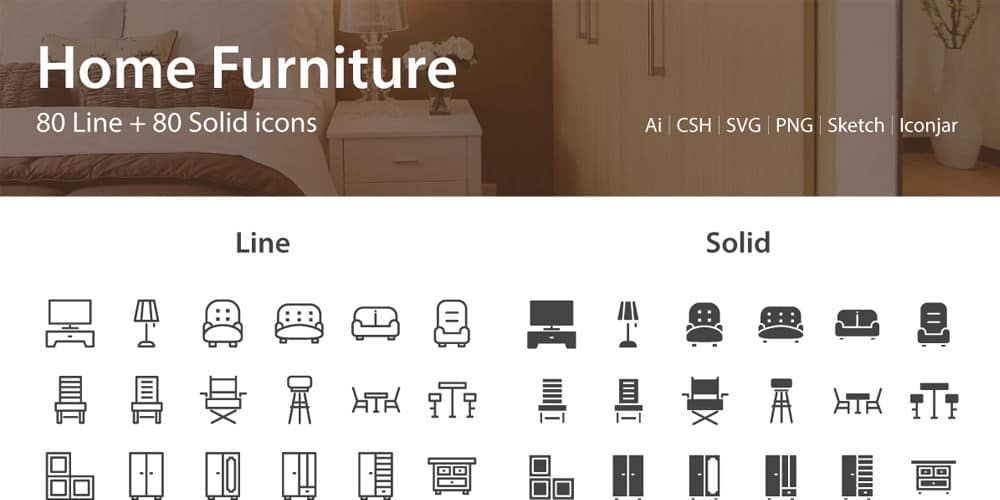 Free Home Furniture Icons