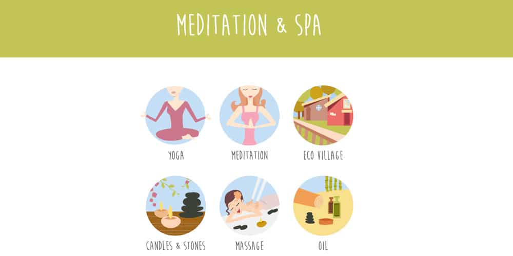 Free Meditation and Spa Icons