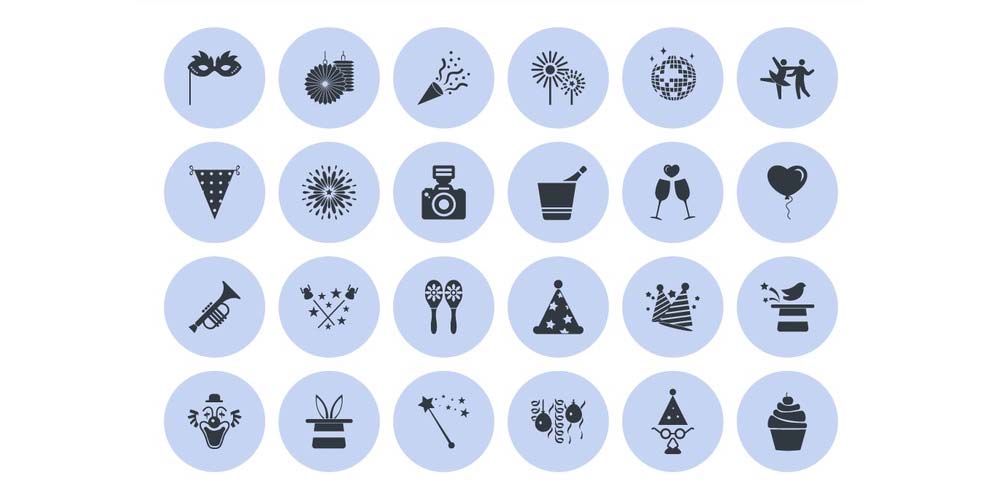 free-party-vector-icons