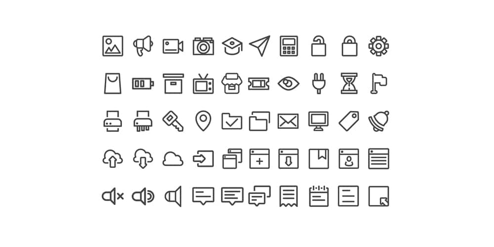 Free UI Interface Icons