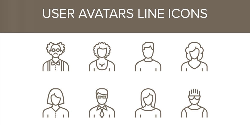 Free User Avatar Profile Icons