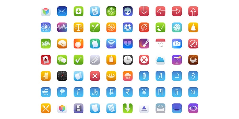 Free iOS App Icons