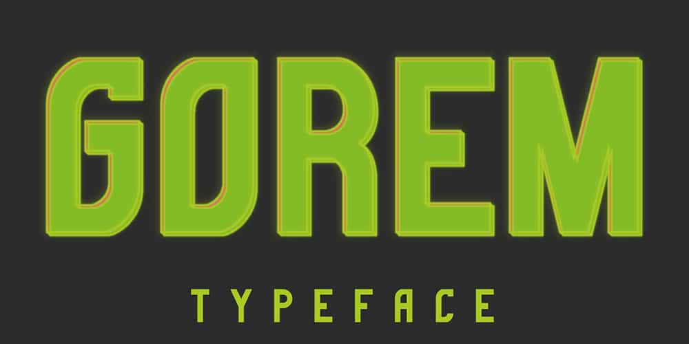 Gorem Typeface