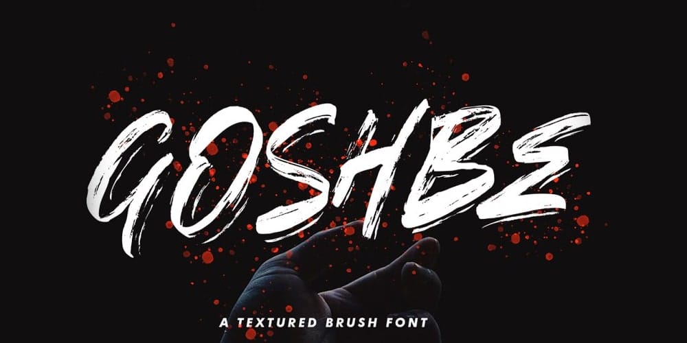 Goshbe Brush Font
