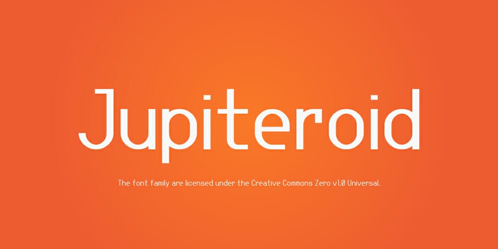 Jupiteroid Font