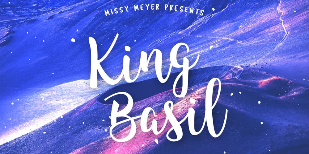 King Basil Brush Font