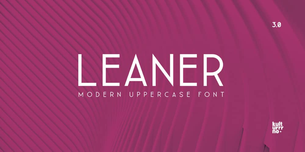 Leaner Font