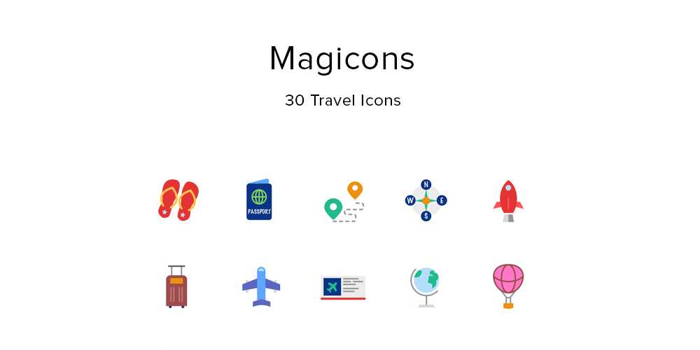 Magicons Free Travel Icons
