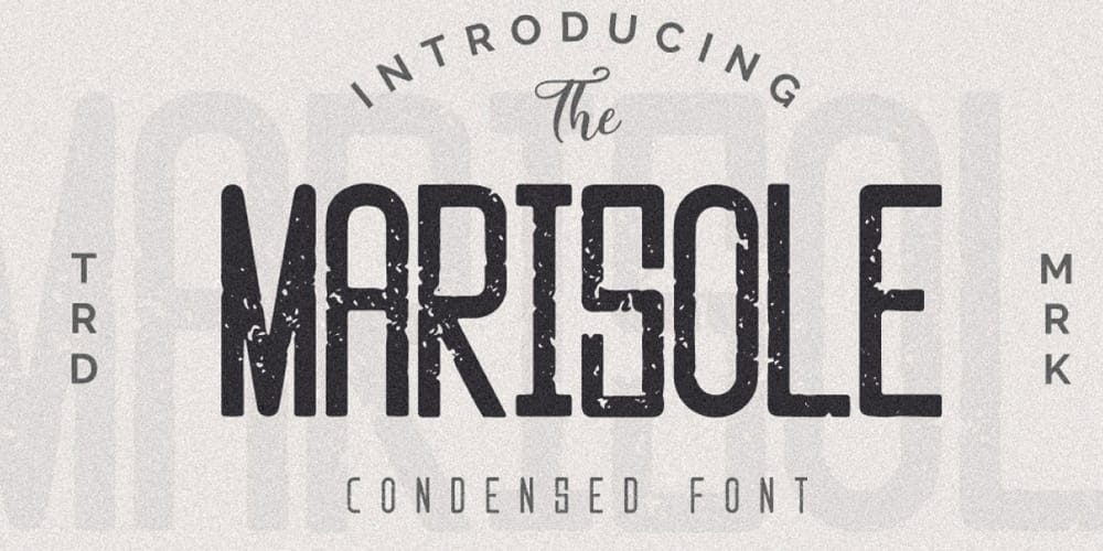 Marisole Vintage Font